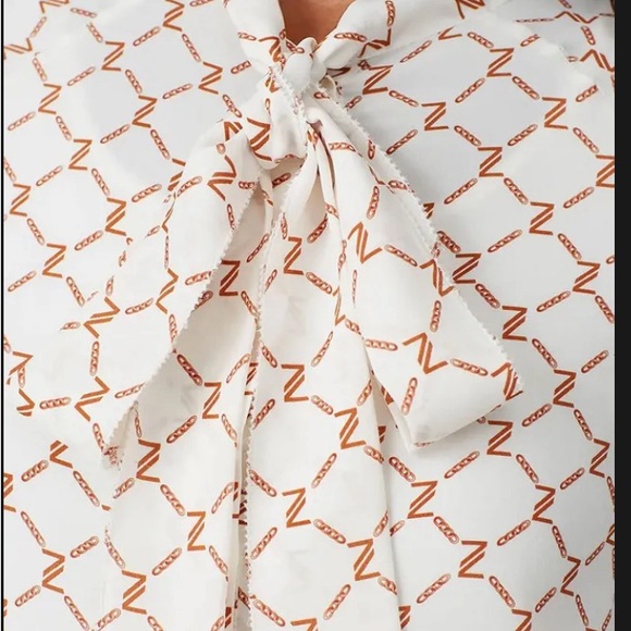 ✨ 7 For All Mankind✨Women's Tie Neck Blouse✨ - Picture 3 of 14